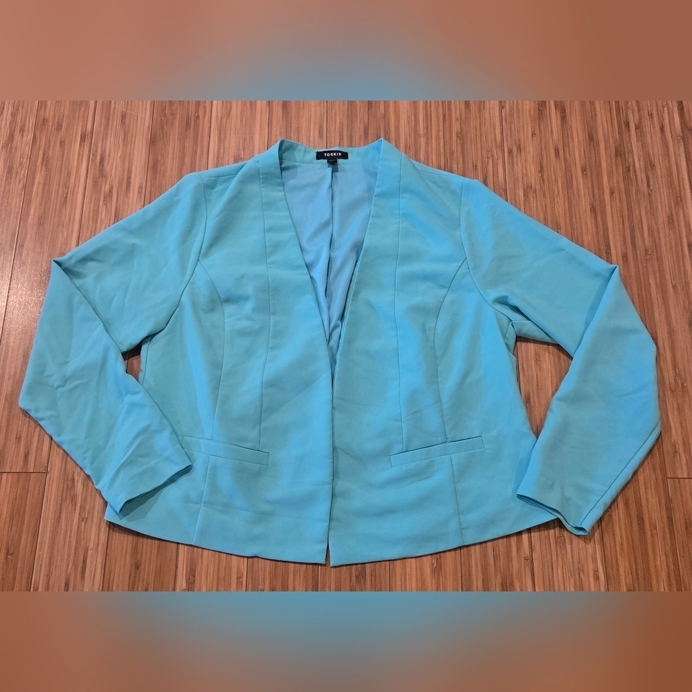 Torrid Teal Blazer